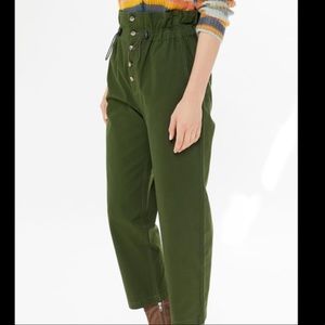 UO High Waisted Paper bag pants